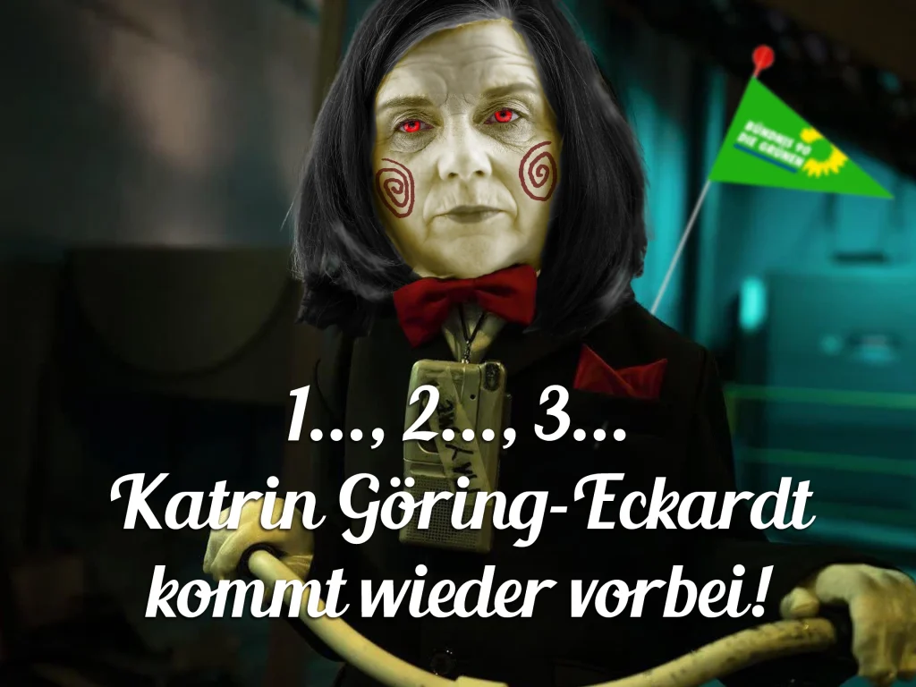 1…, 2…, 3… Katrin Göring-Eckardt kommt wieder vorbei!